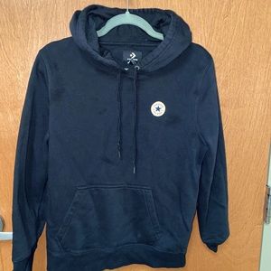 Black converse hoodie